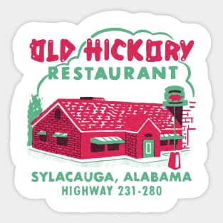 Old Hickory Restaurant Sticker